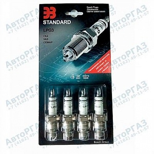 Свеча зажигания дв. 511, 513, 523 (4 ШТ. КОМПЛЕКТ), арт. А11 (КОМПЛЕКТ)